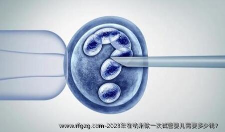 2023年在杭州做一次代孕需要多少钱？